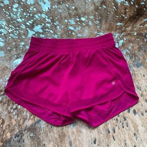 pink athleta shorts
